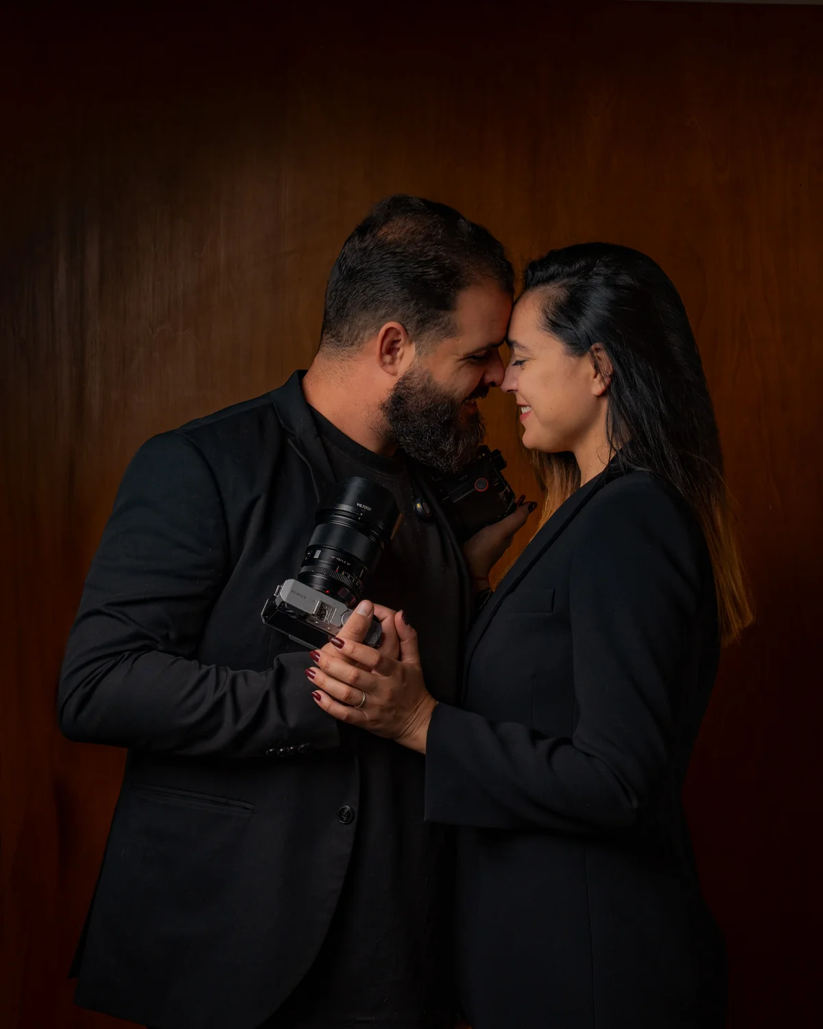 David y Eve, fotógrafos de Luréa Studio, frente a frente con sus cámaras